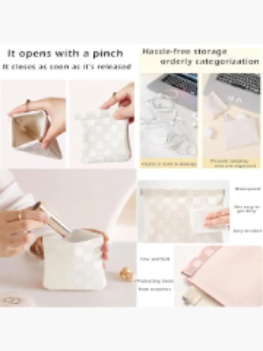 Woven Crochet Clutch Evening Bag for Women, Striped Dumpling Purse, Beach